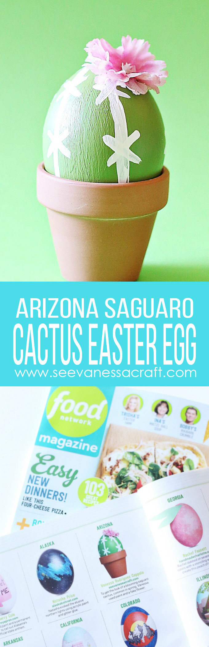 cactus easter egg saguaro painted craft affiliate convenience contains links