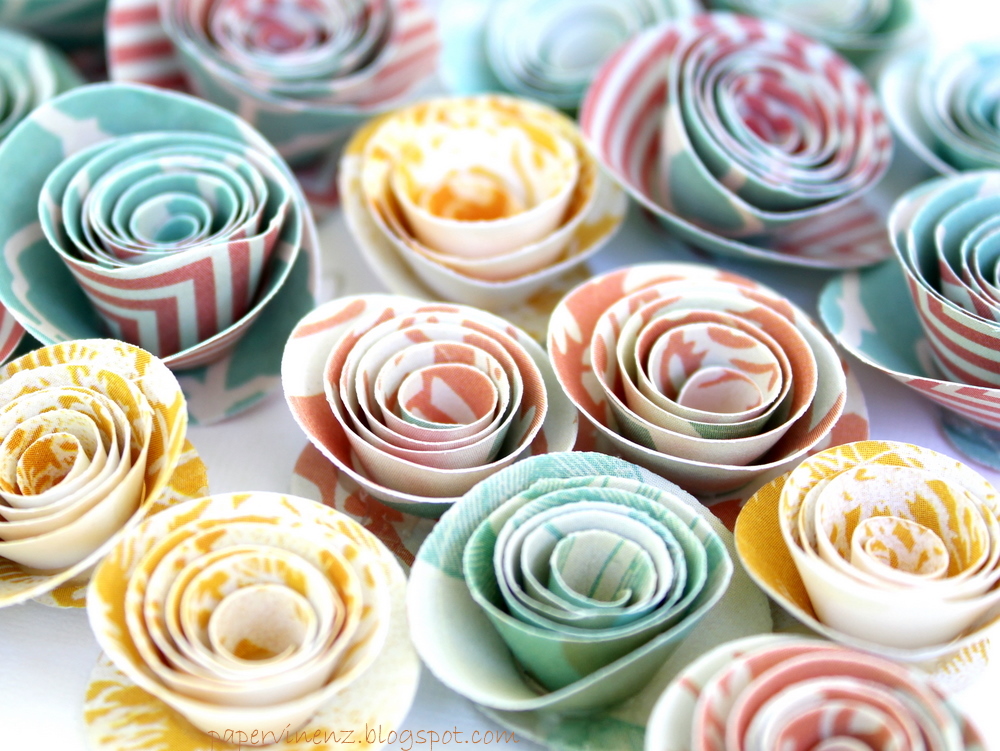 Rolled Paper Flowers