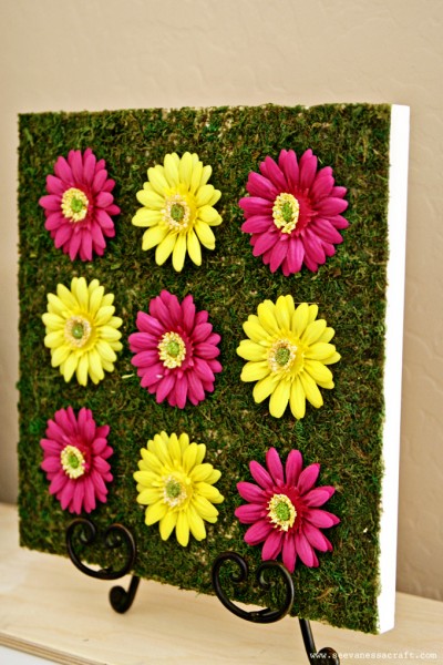 (craft tutorial) diy spring flower art - See Vanessa Craft