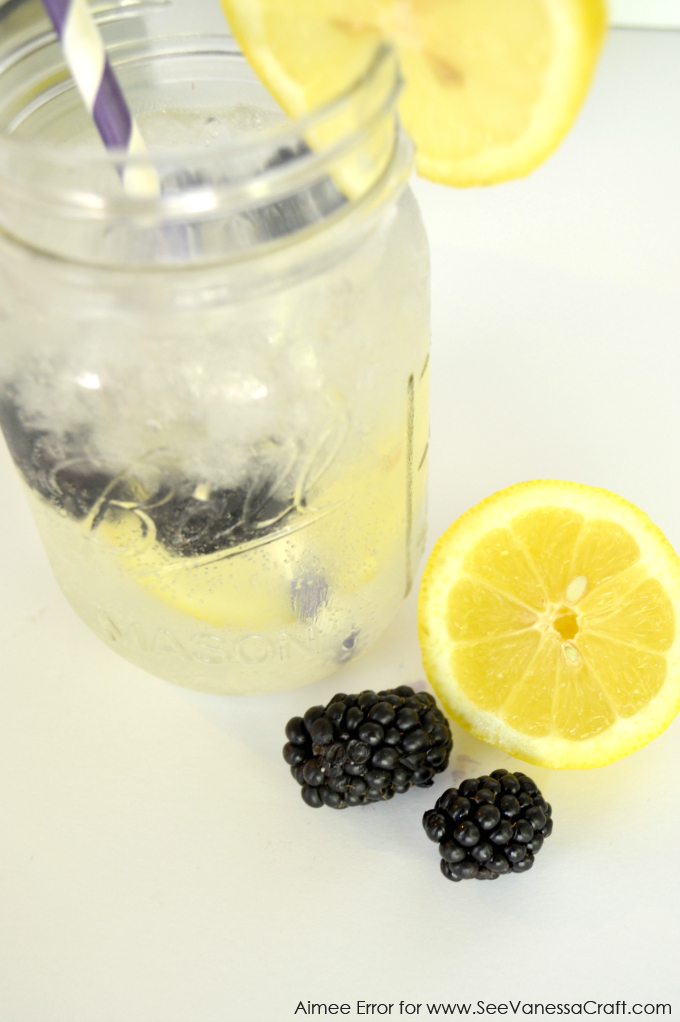 Frozen Blackberry Lemonade Recipe via www.seevanessacraft.com