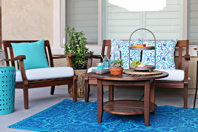 Outdoor Entertaining and Patio Makeover with World Market