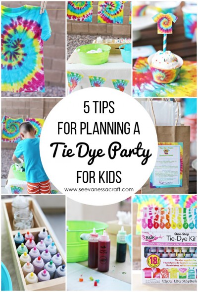 5 Tie Dye Party Tips for Kids