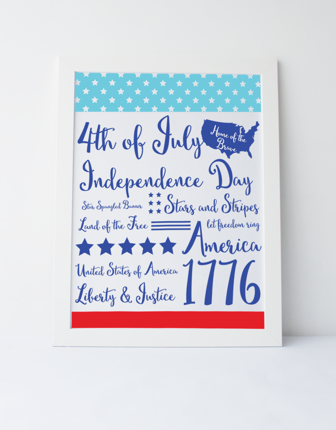 Fourth of July Printable 