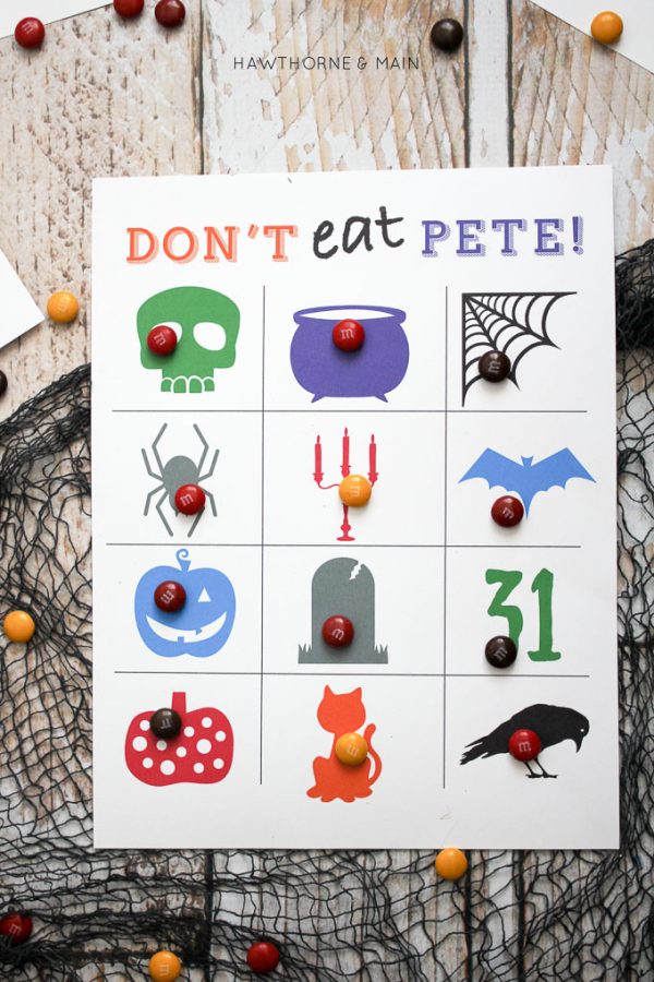 Halloween: Don't Eat Peat Printable Game - See Vanessa Craft