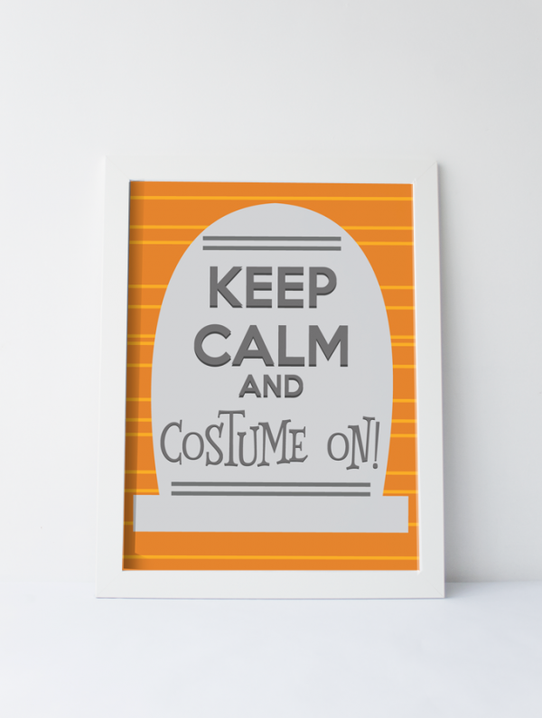Halloween: Keep Calm Printable - See Vanessa Craft