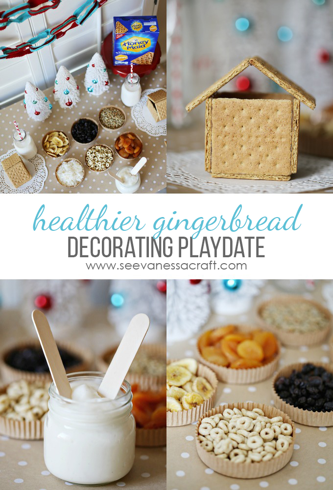 Healthier Gingerbread House Decorating copy
