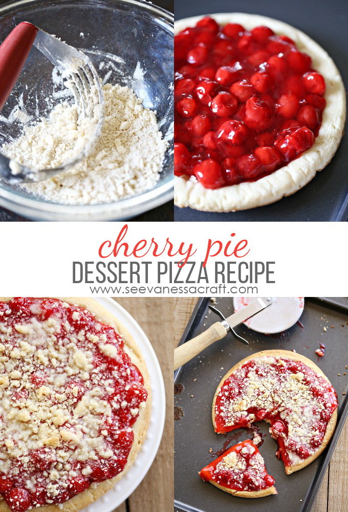 Cherry Pie Dessert Pizza for Two copy
