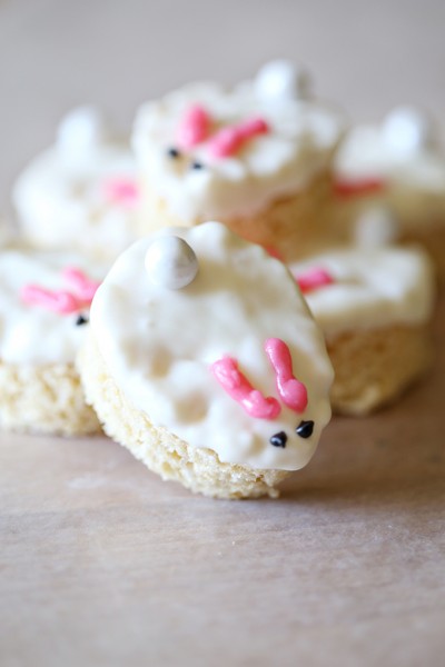 Easter Bunny rice Cereal Treat