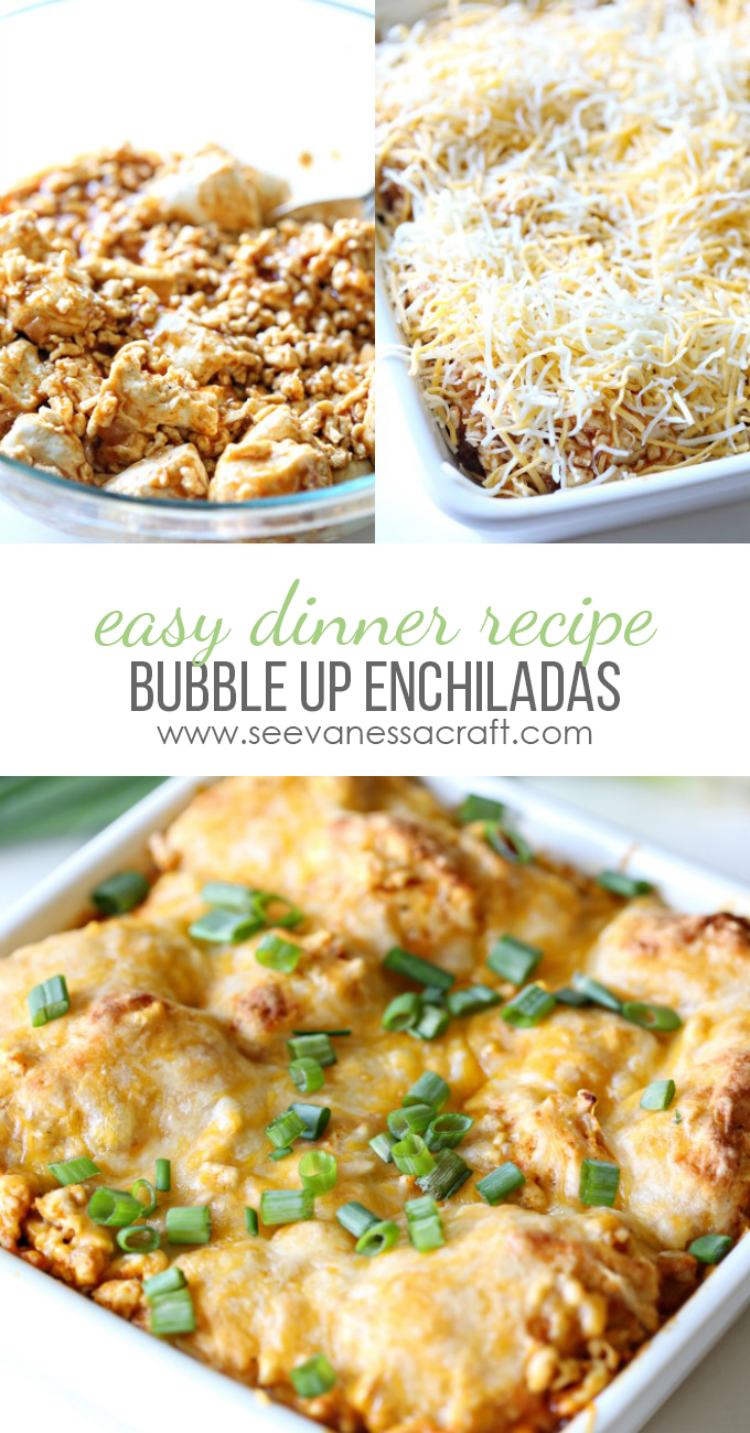 Bubble Up Cheesy Enchilada Easy Dinner Recipe