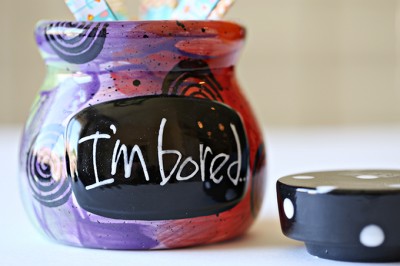 I'm Bored Jar - Kid Craft Idea