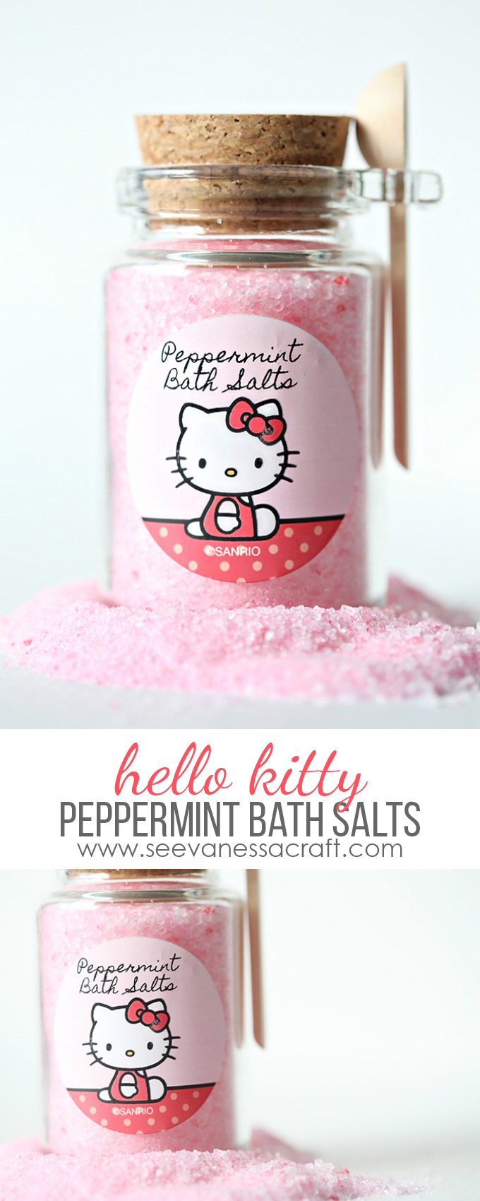 Hello Kitty Peppermint Pink Bath Salts Recipe
