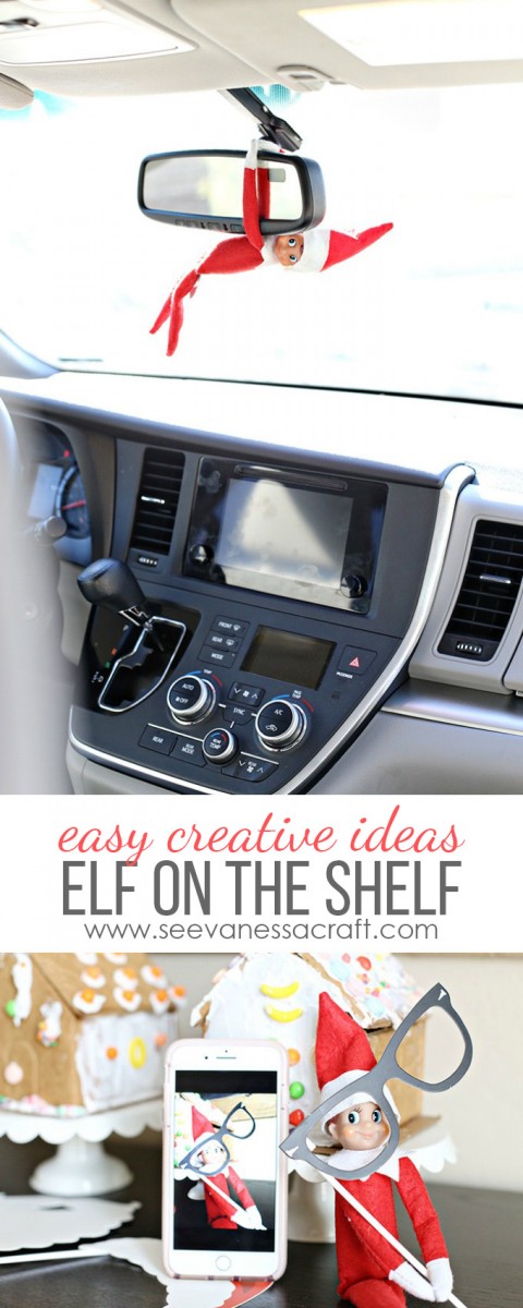 Christmas: 5 Easy Elf on the Shelf Ideas - See Vanessa Craft