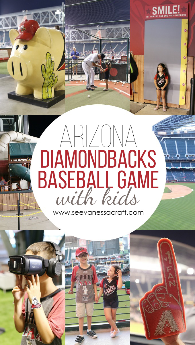 Diamondbacks Baseball Game with Kids