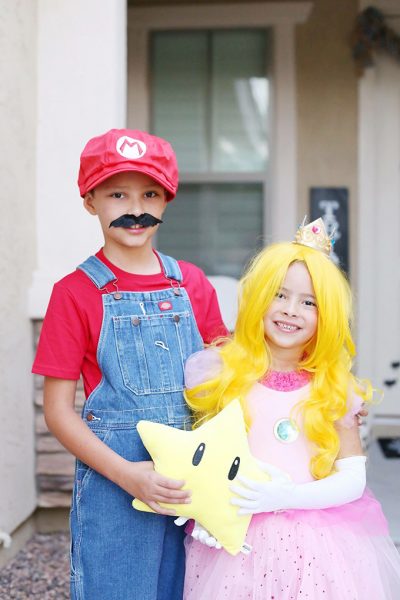 DIY Super Mario Family Halloween Costumes